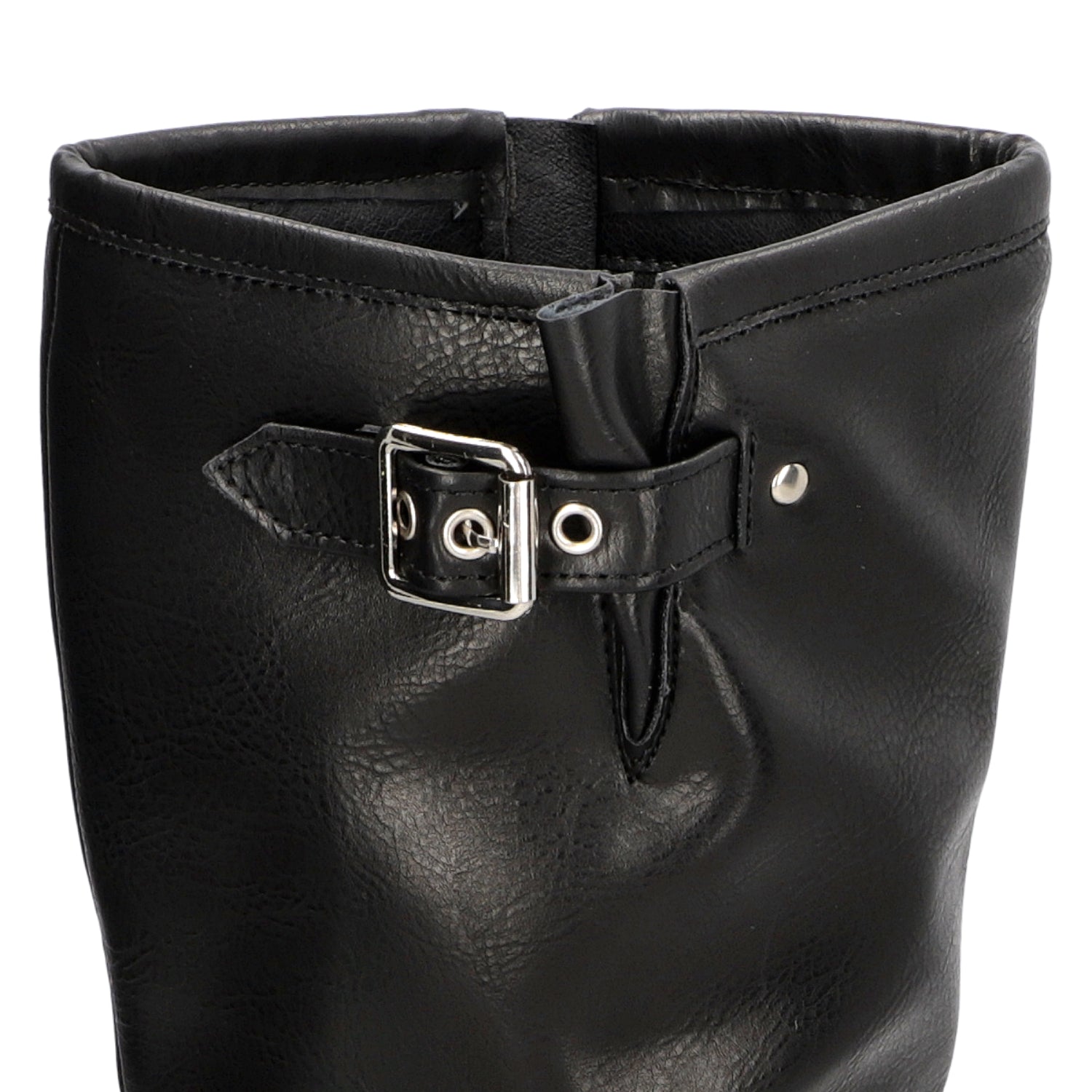 Bota Taco Ancho 5 cm Negro Agua de Coco 35 / Negro