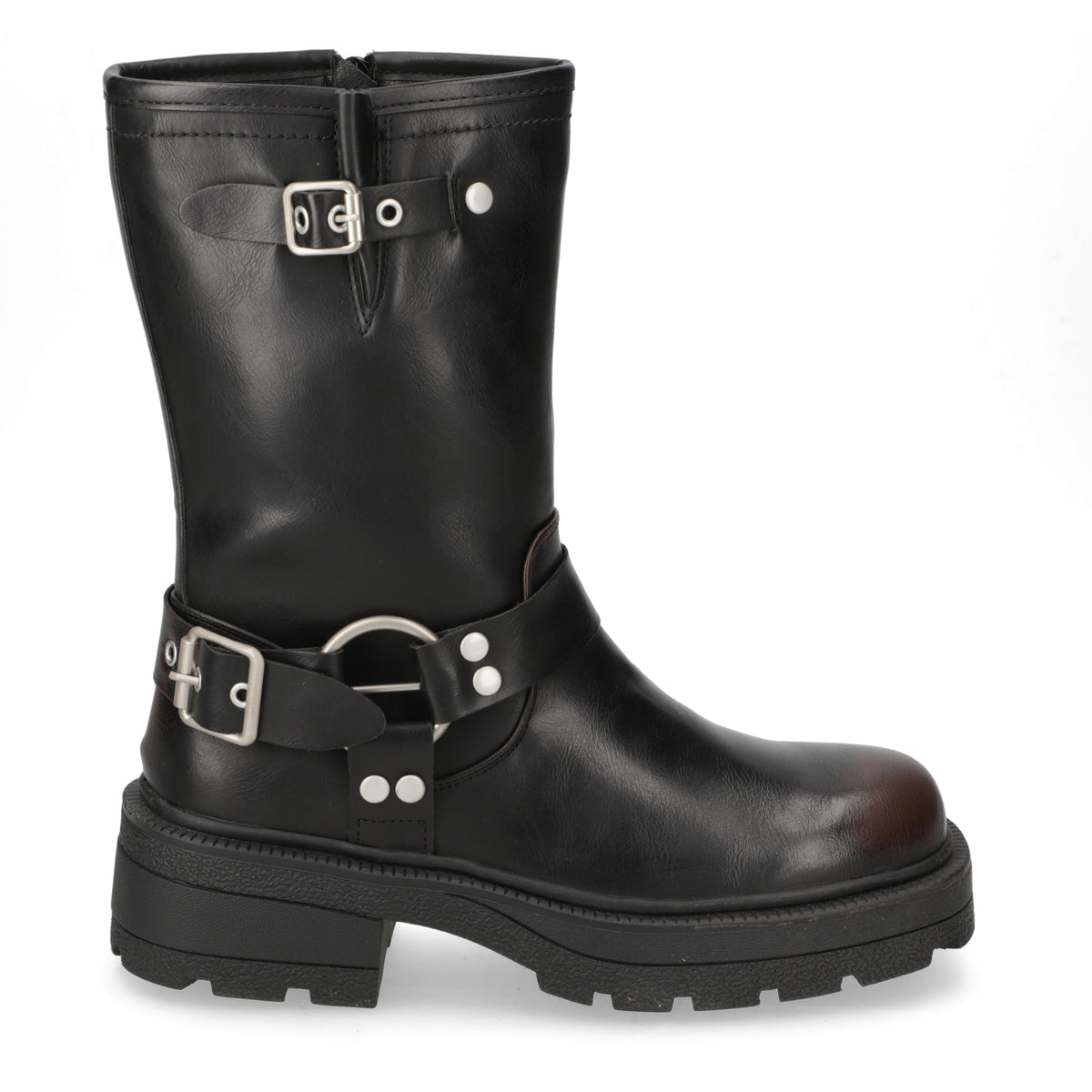Bota Taco Ancho Negro New Walk 35 / Negro