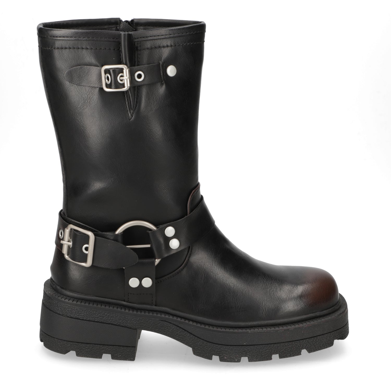 Bota Taco Ancho Negro New Walk 35 / Negro