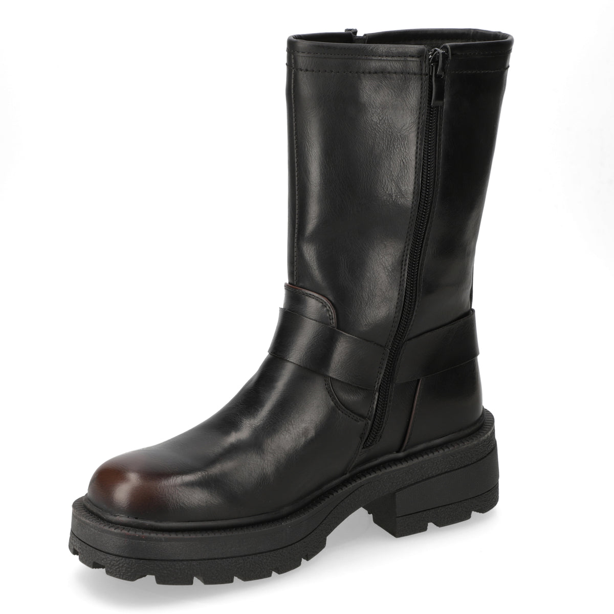 Bota Taco Ancho Negro New Walk 35 / Negro