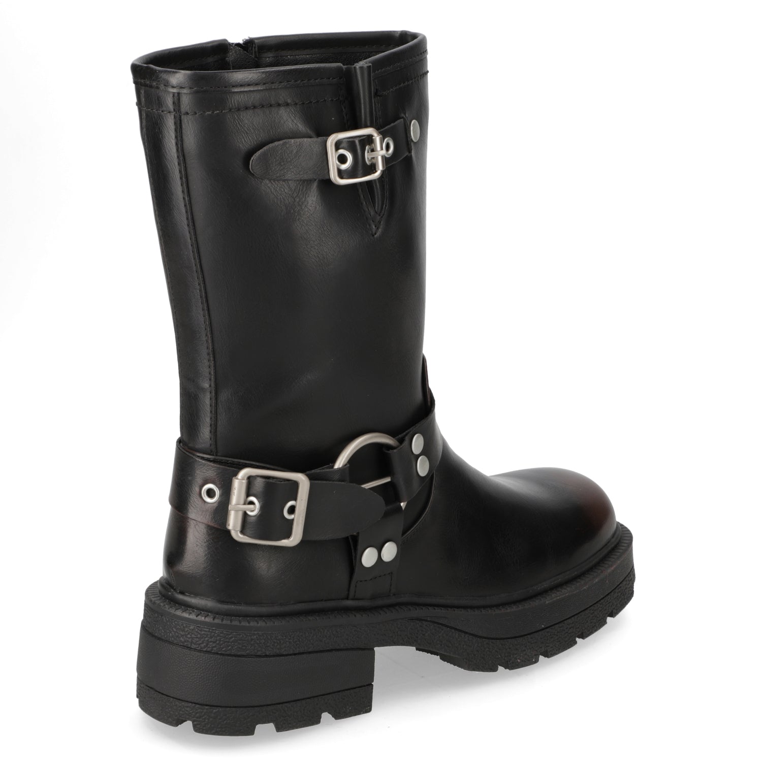 Bota Taco Ancho Negro New Walk 35 / Negro