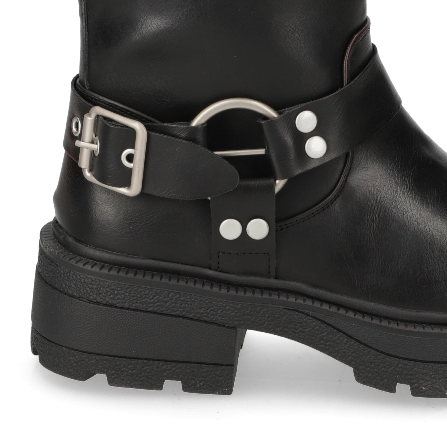 Bota Taco Ancho Negro New Walk 35 / Negro