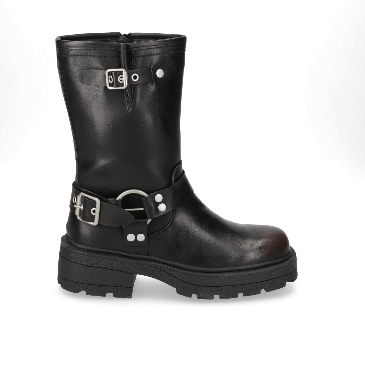 Bota Taco Ancho Negro New Walk 35 / Negro