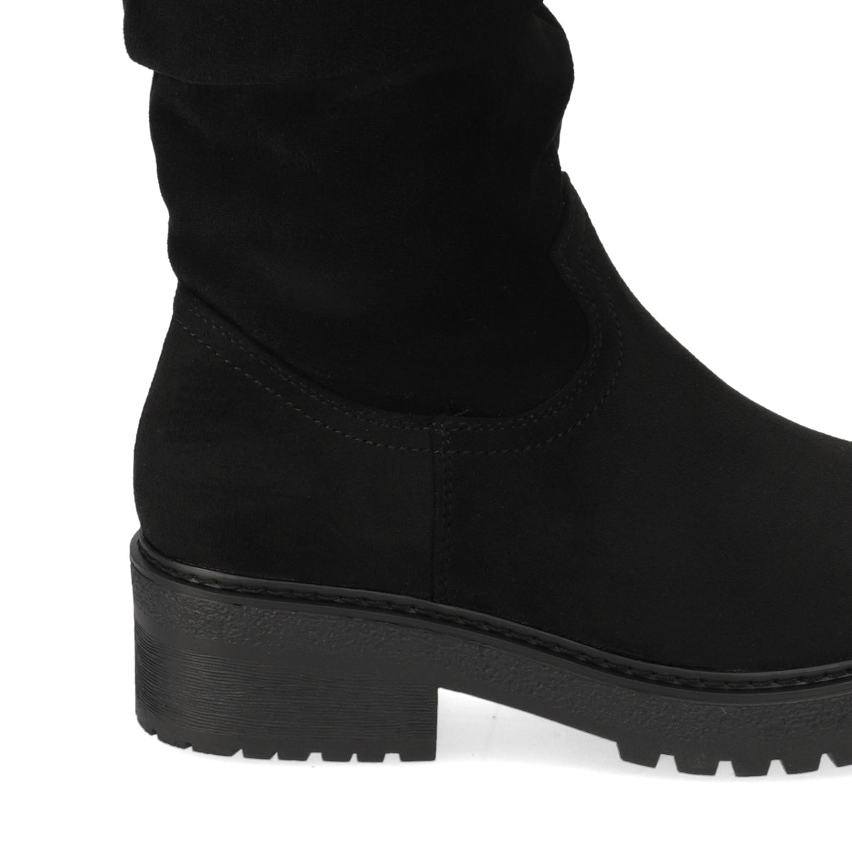 Bota Plana Negro New Walk 35 / Negro