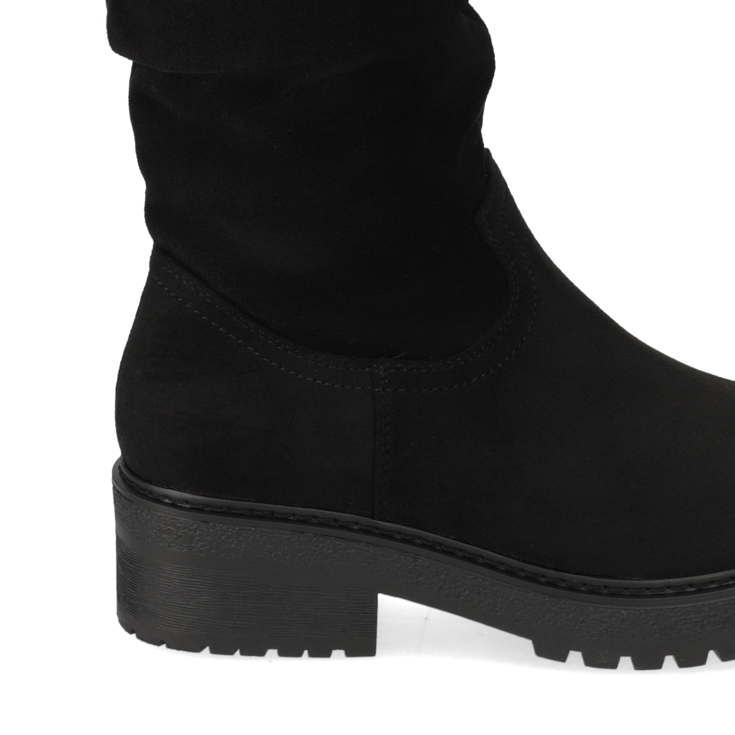 Bota Plana Negro New Walk 35 / Negro