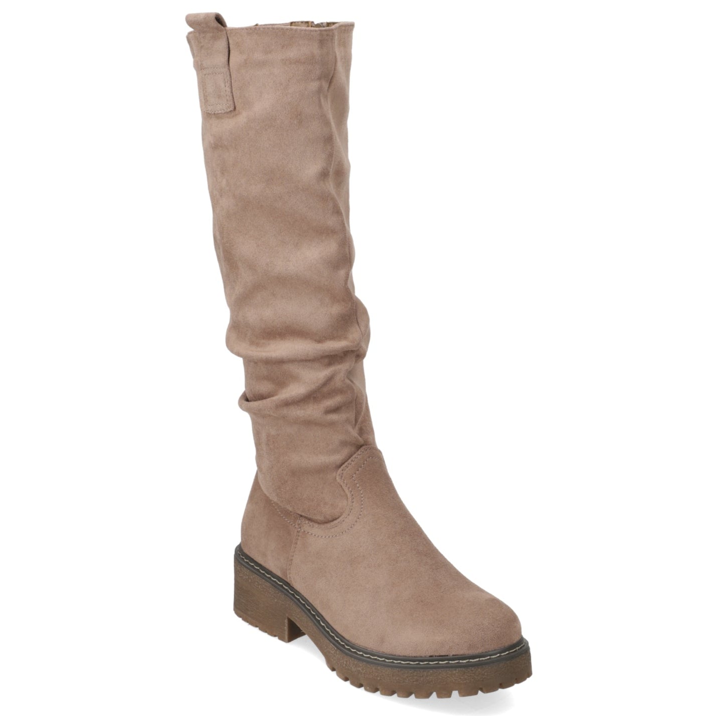Bota Plana Taupe New Walk 35 / Taupe