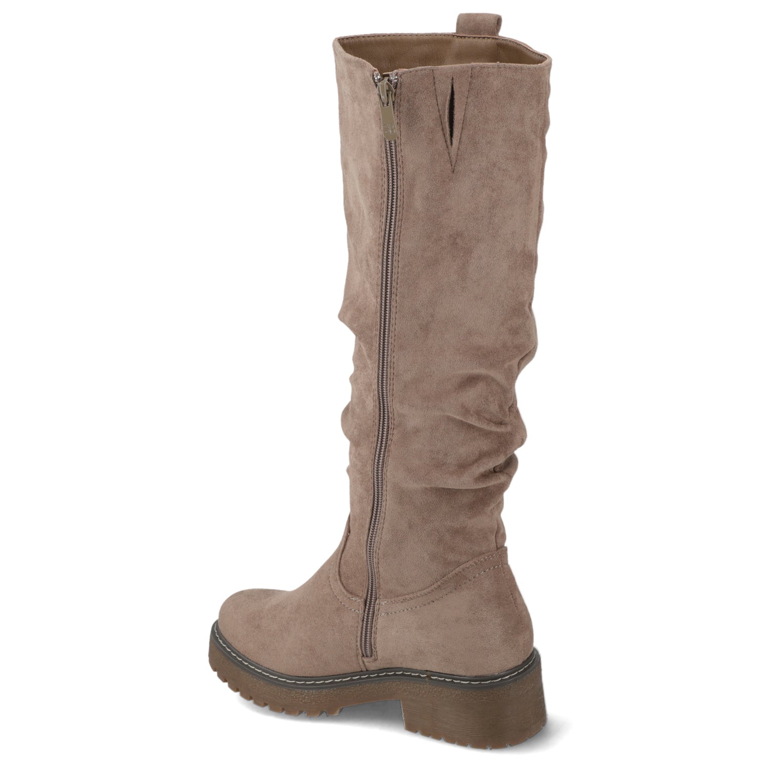 Bota Plana Taupe New Walk
