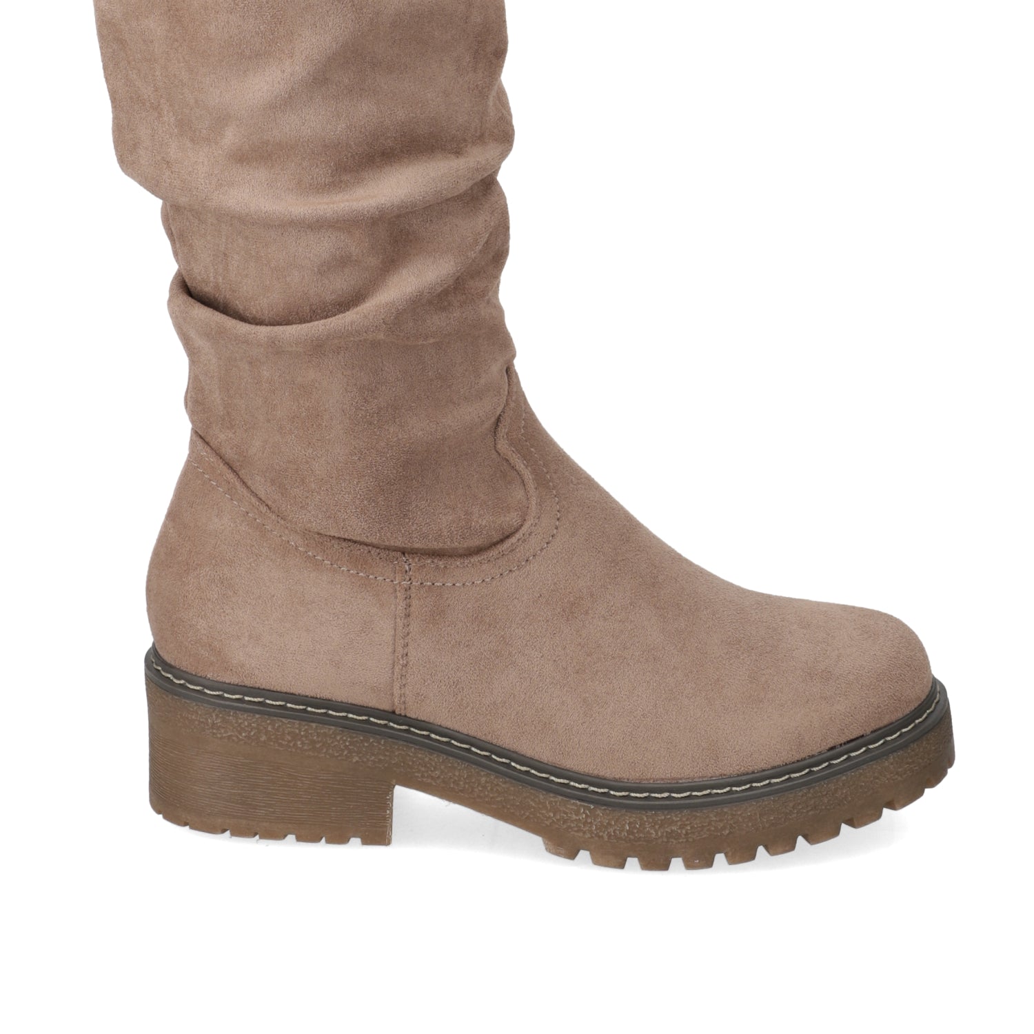 Bota Plana Taupe New Walk 35 / Taupe