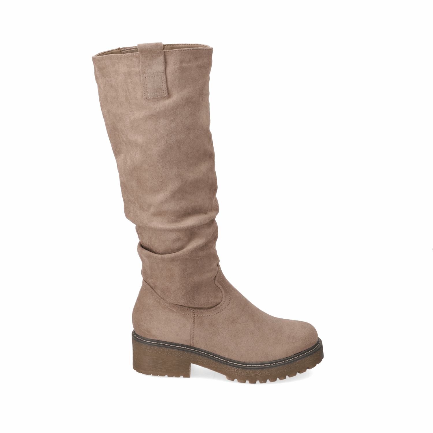Bota Plana Taupe New Walk 35 / Taupe