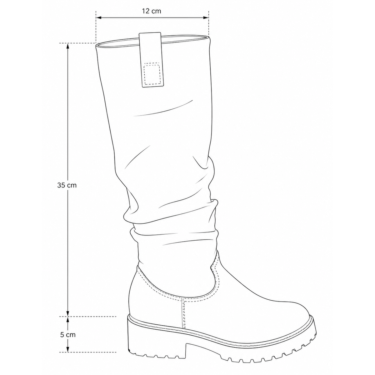 Bota Plana Taupe New Walk