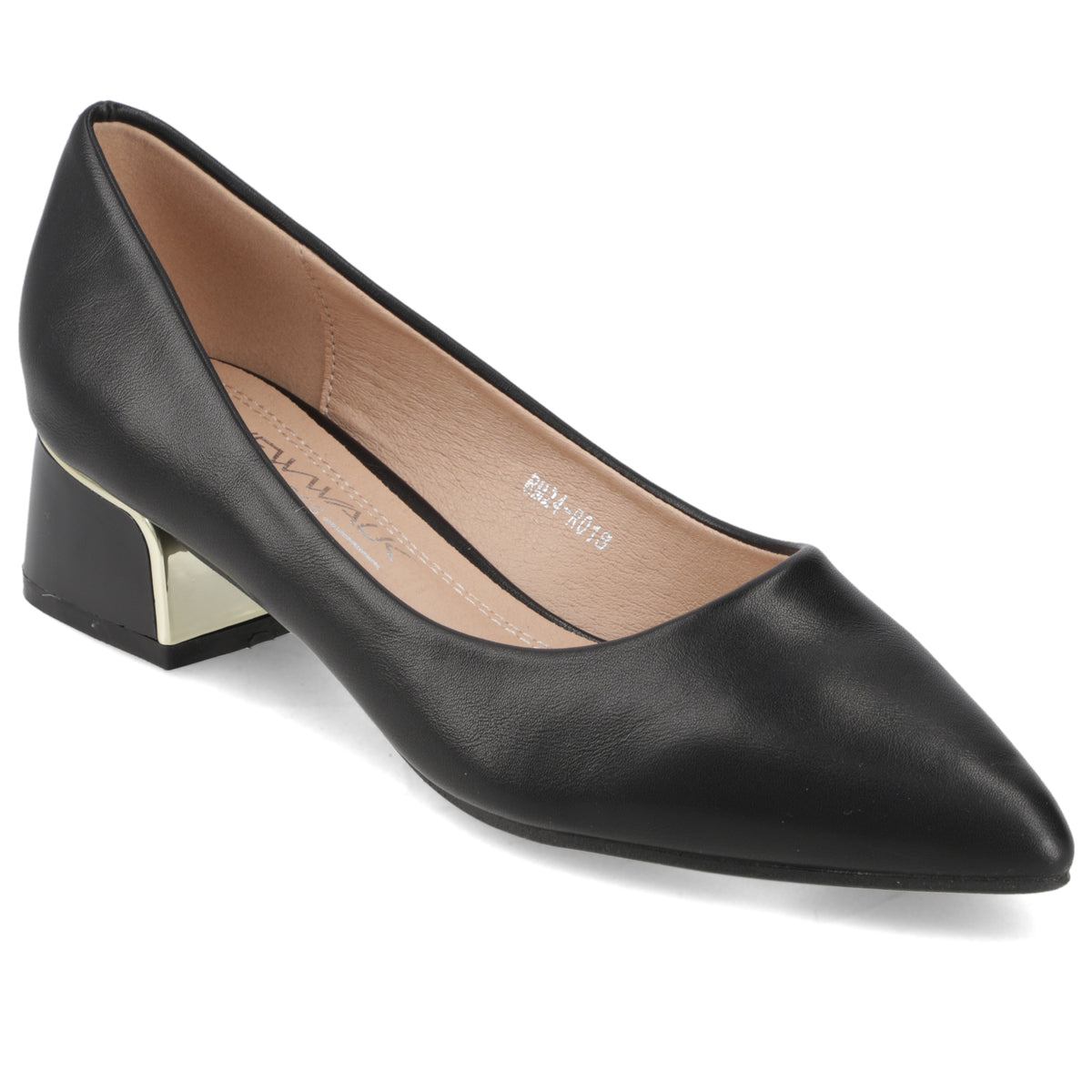 Zapato Taco Negro New Walk