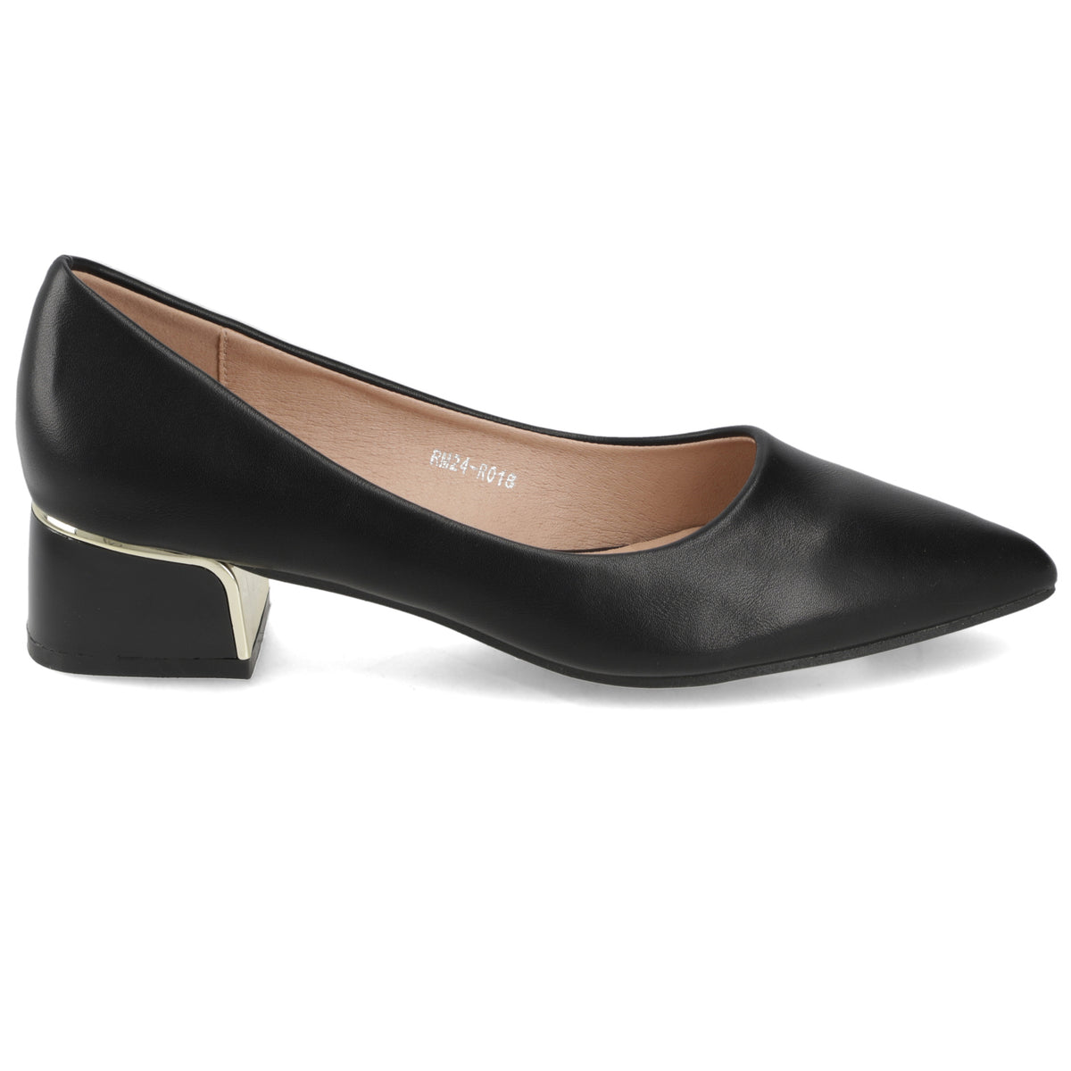 Zapato Taco Negro New Walk