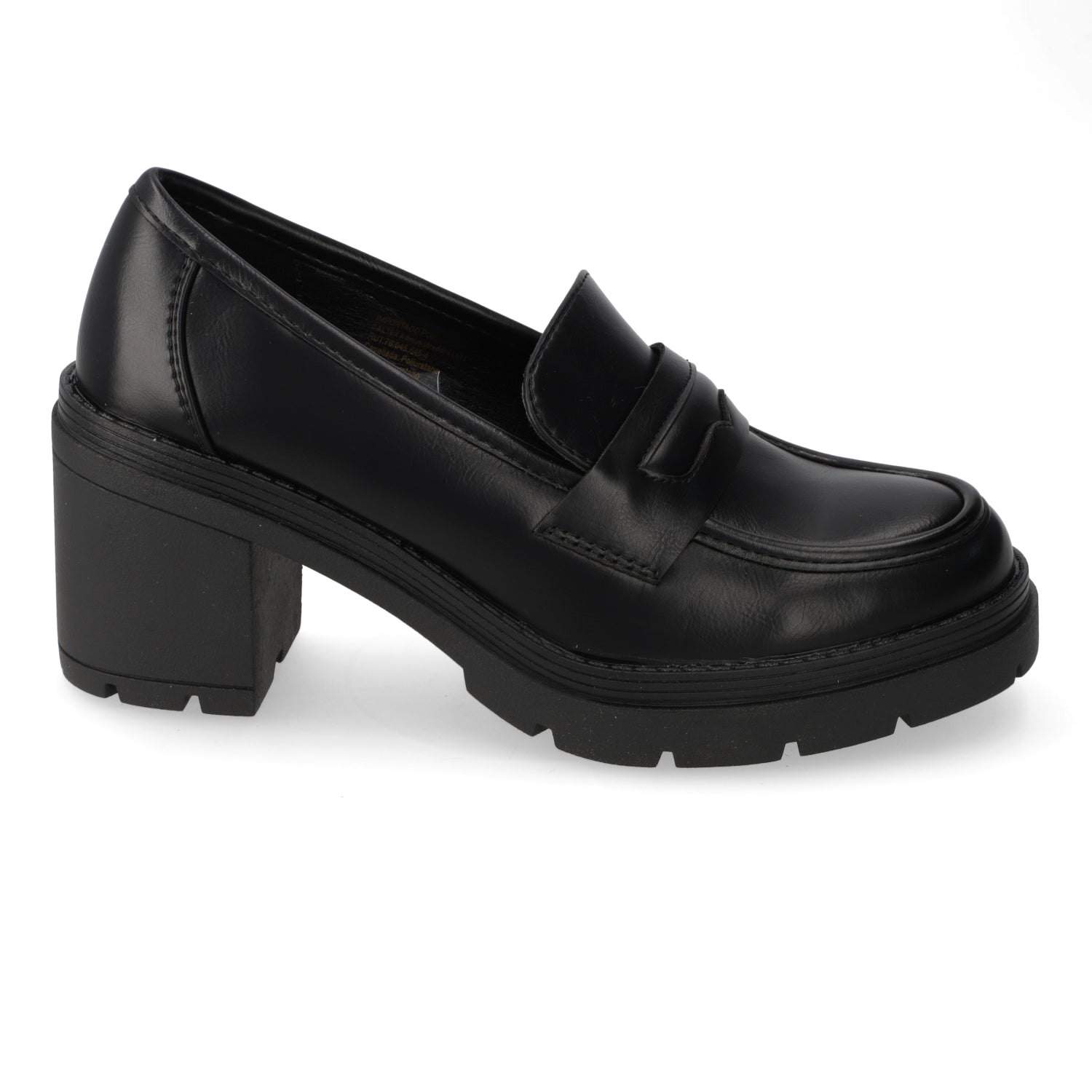 Mocasín Negro New Walk 35 / Negro