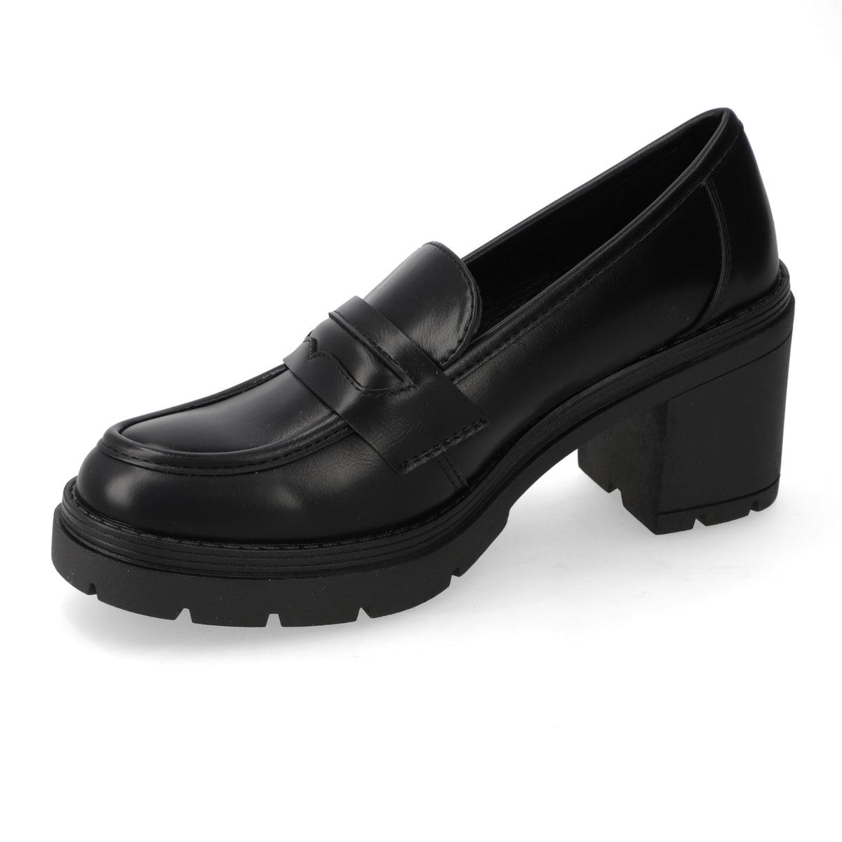 Mocasín Negro New Walk 35 / Negro