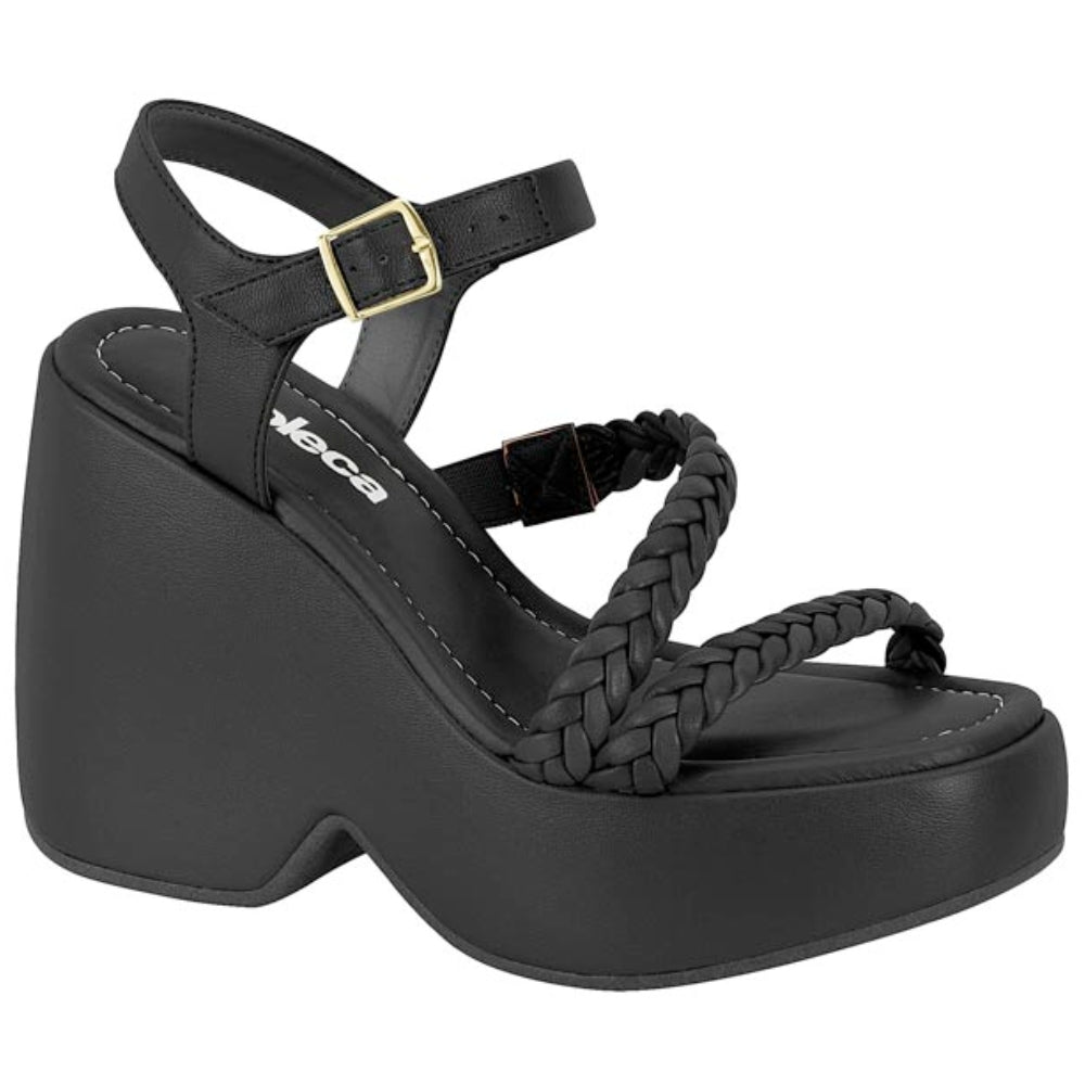 Sandalia Mujer Moleca EcoCuero Negro 5473-105-14524-15745