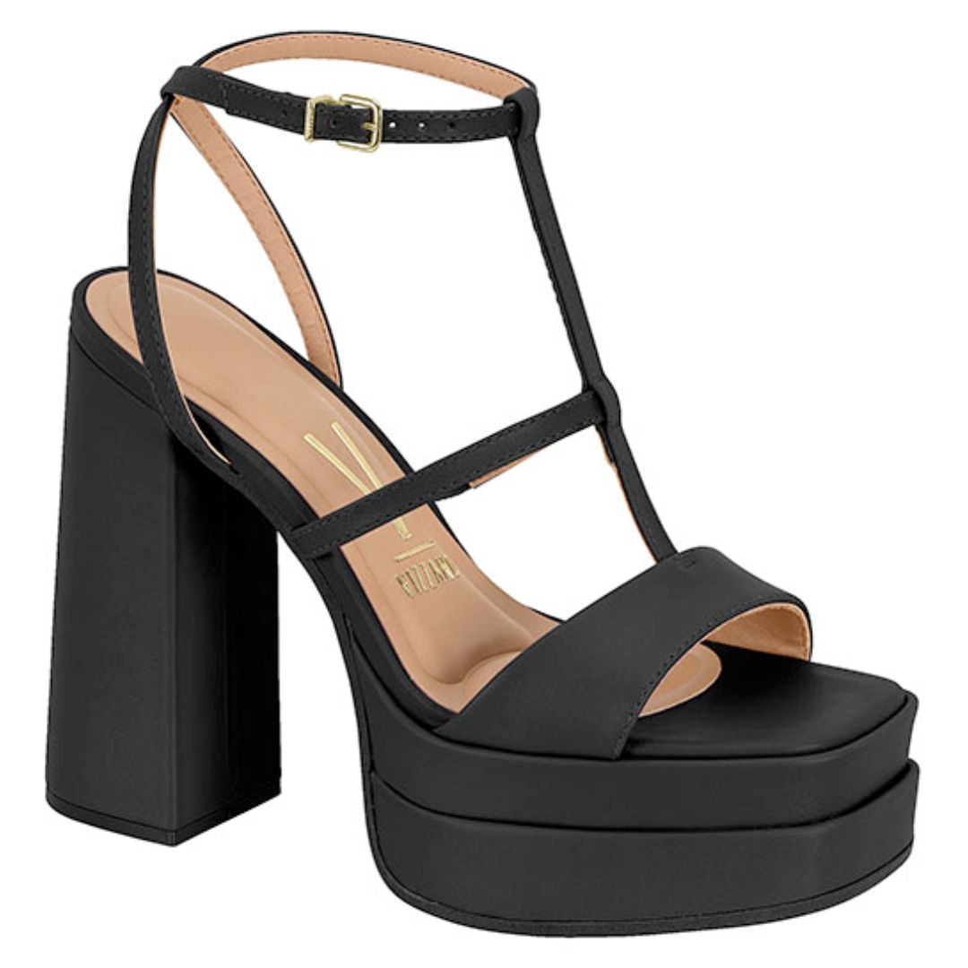 Sandalia Mujer Vizzano EcoCuero Negro 1395-104-7286-15745