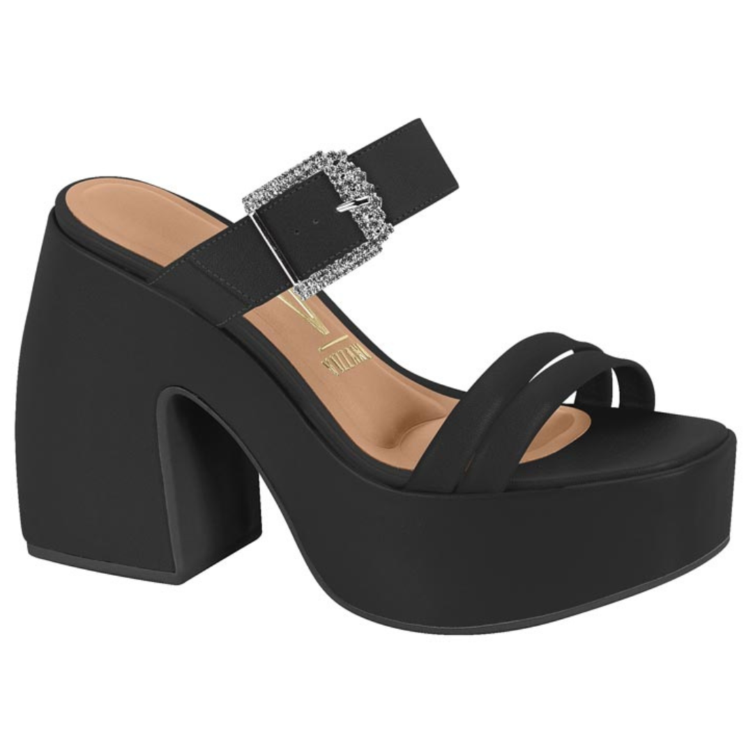 Sandalia Plataforma Vizzano Negro