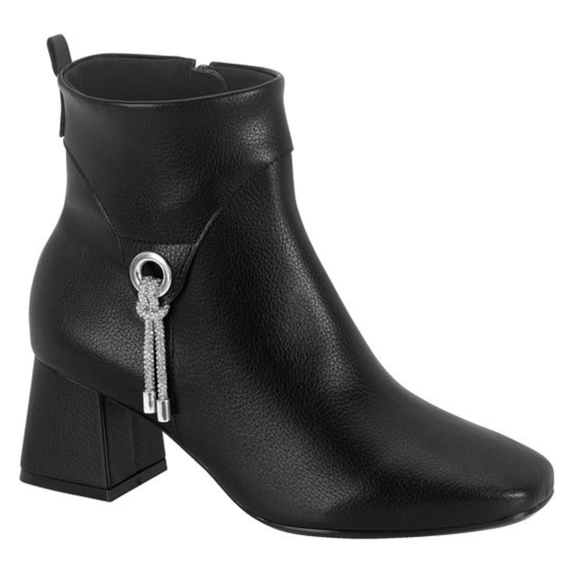 Botin Taco Ancho 5 cm Negro Vizzano 35 / Negro