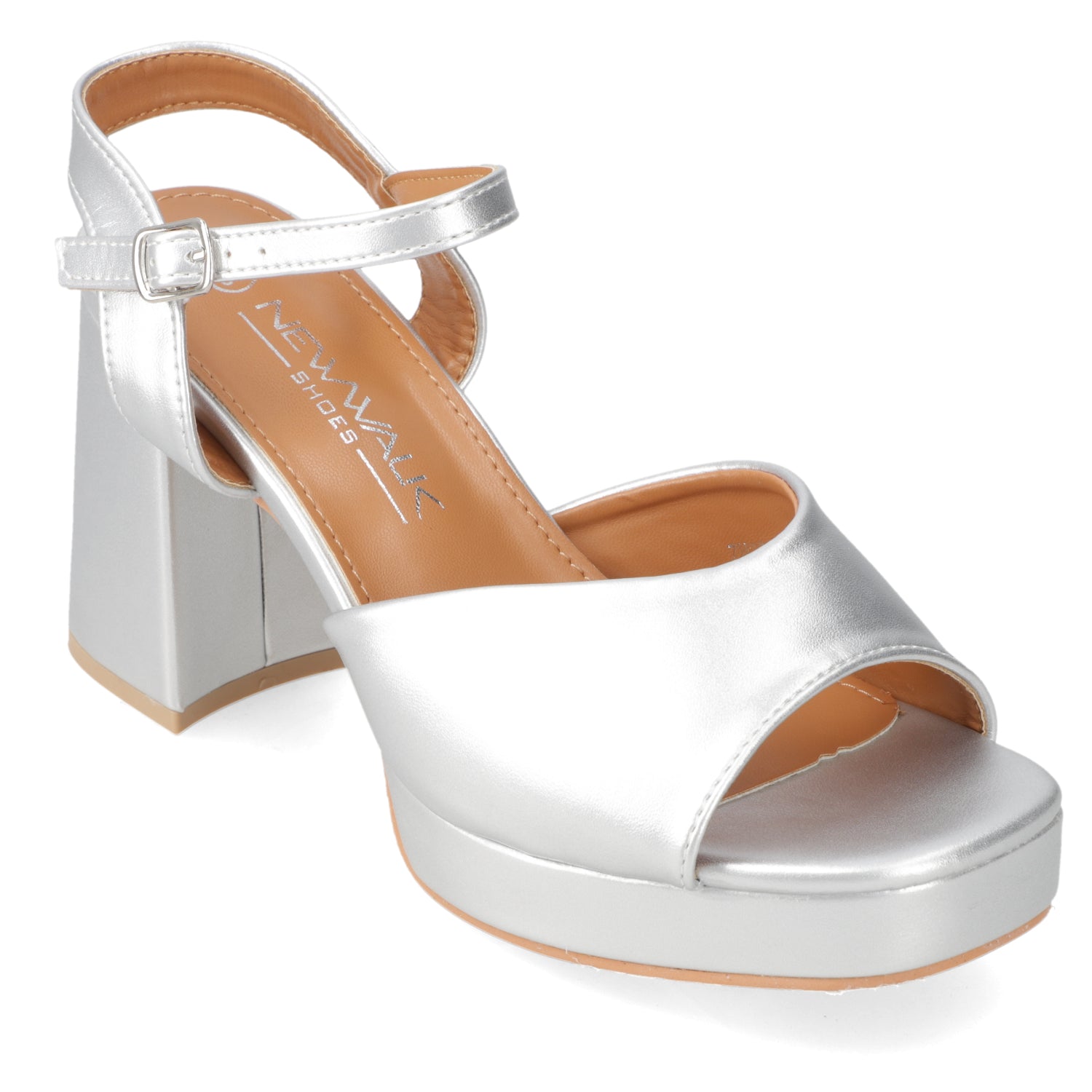 Sandalia Plateada New Walk