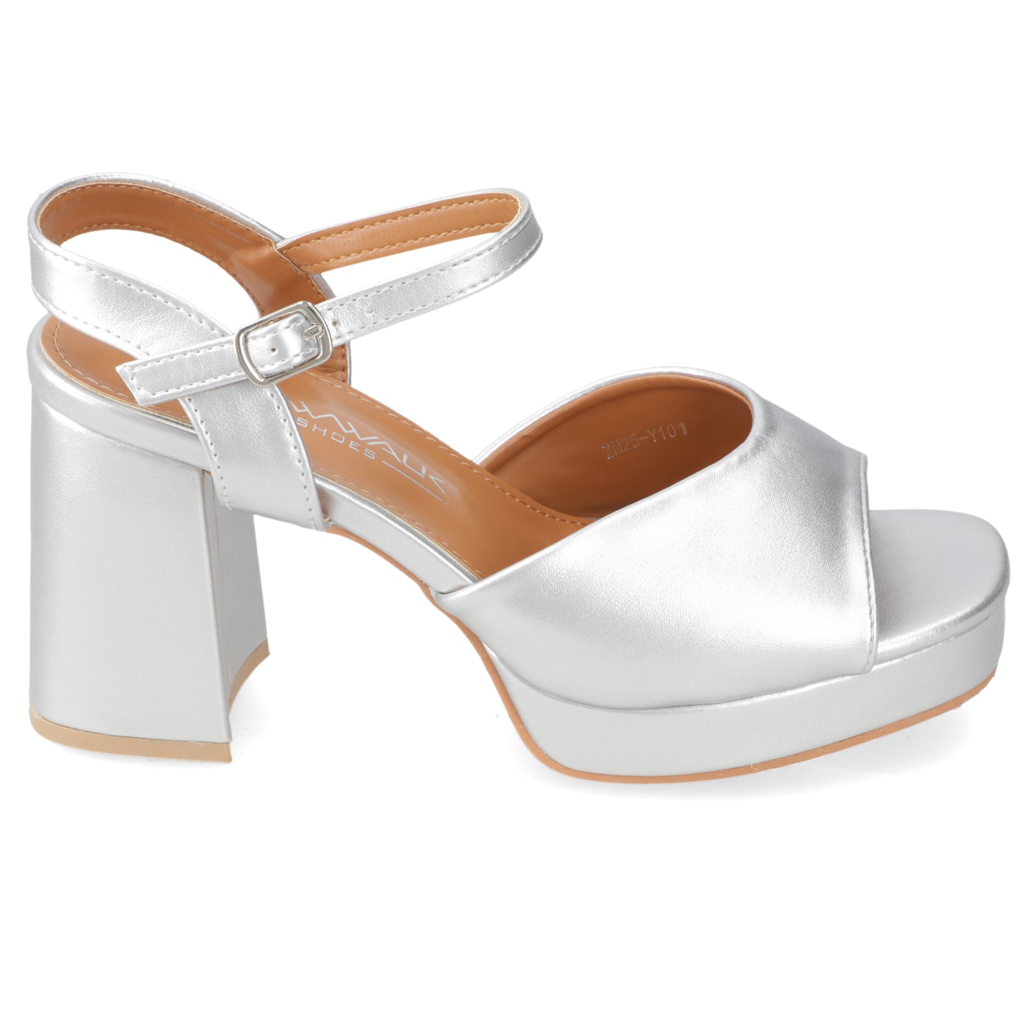 Sandalia Plateada New Walk