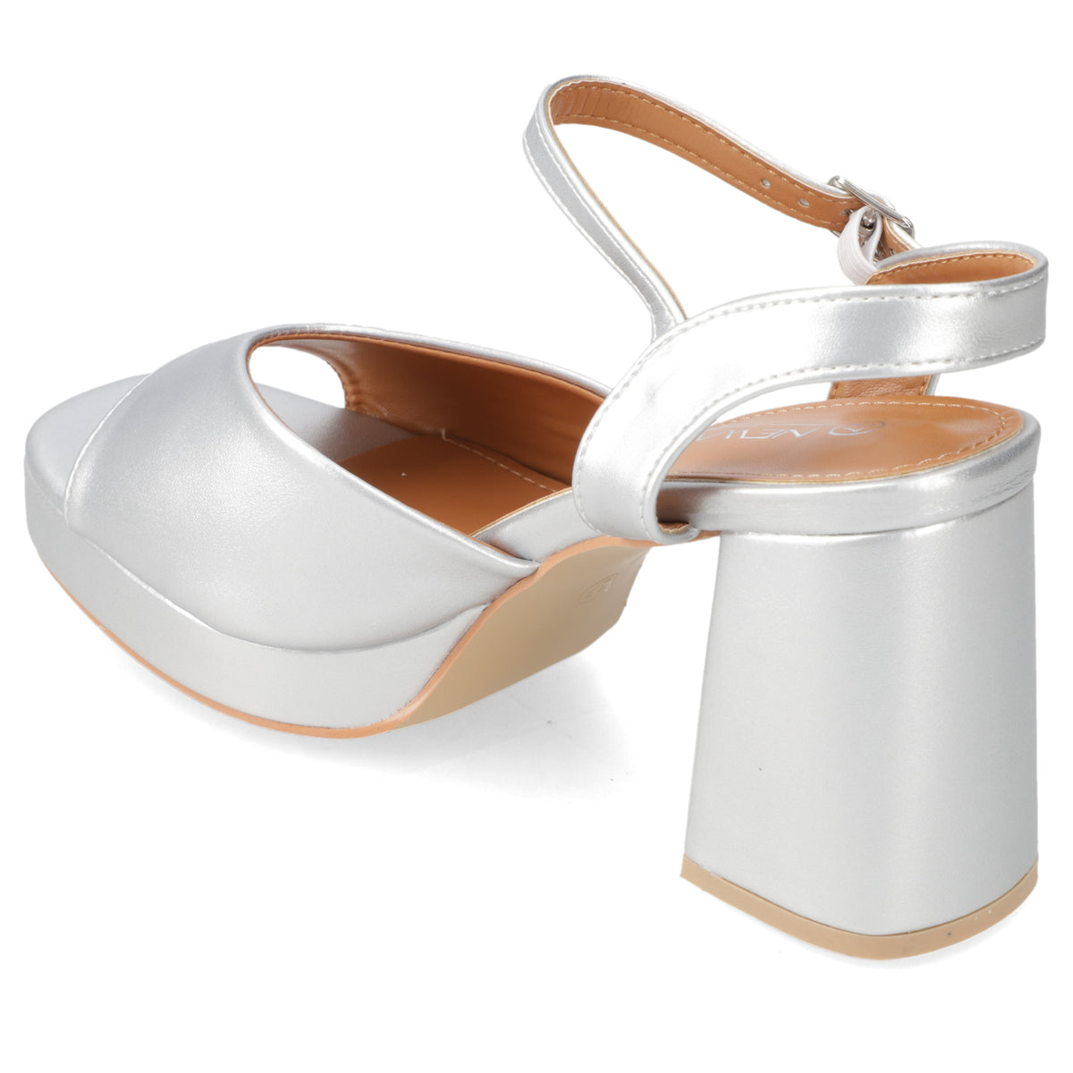 Sandalia Plateada New Walk