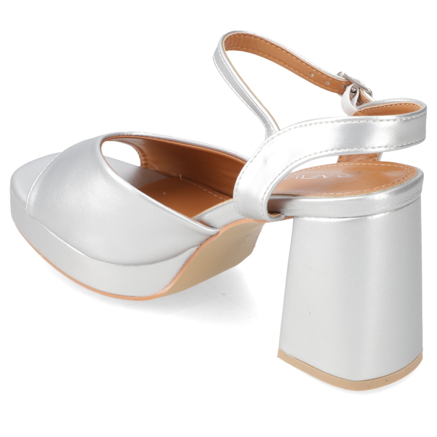 Sandalia Plateada New Walk