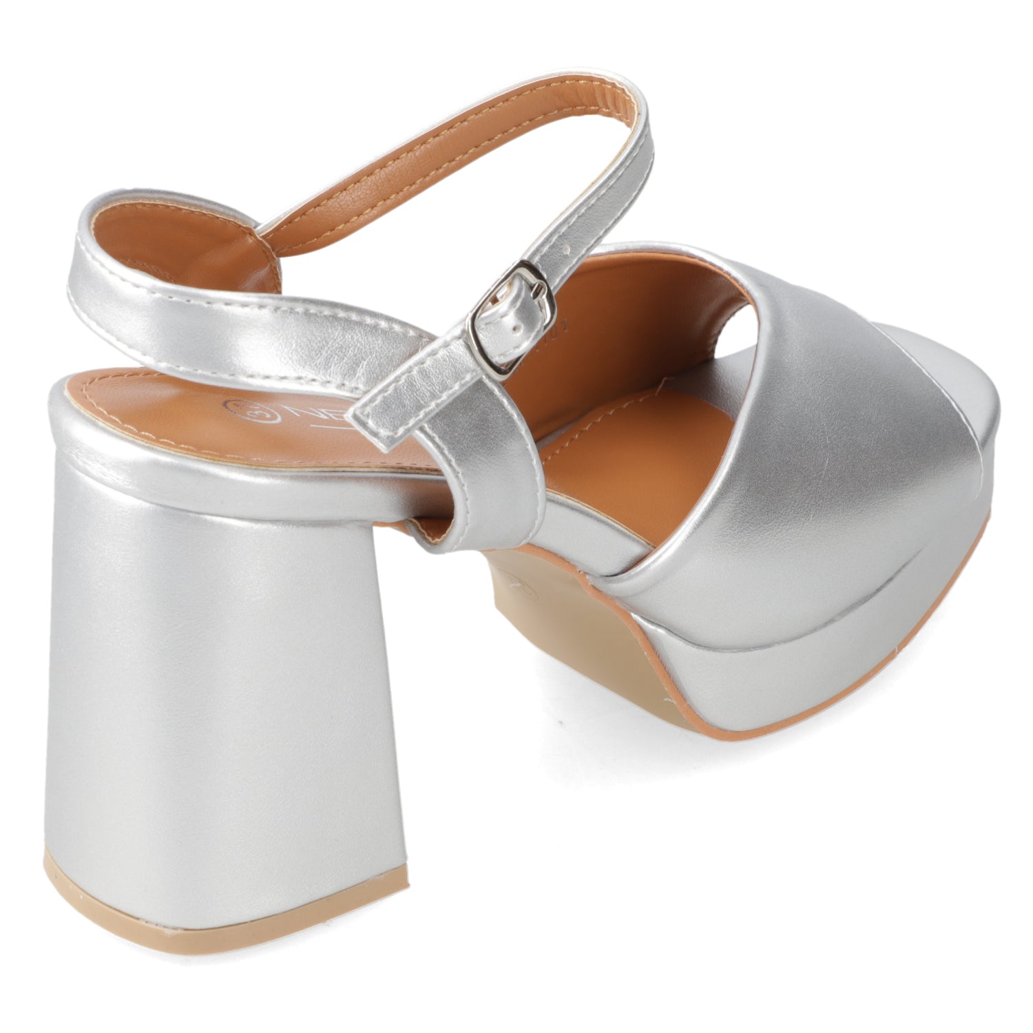 Sandalia Plateada New Walk