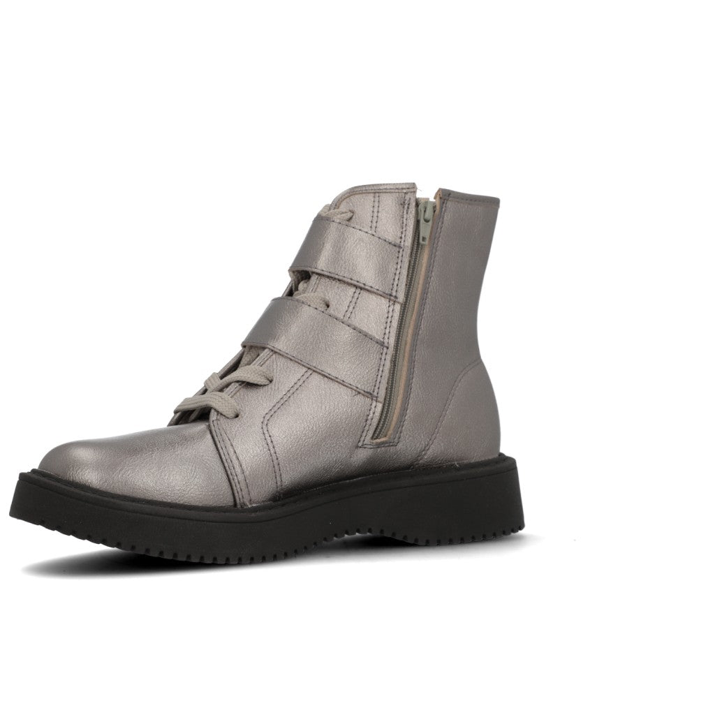 Botin Moleca Metalizado Plata Vieja 5339-109-27263-95676