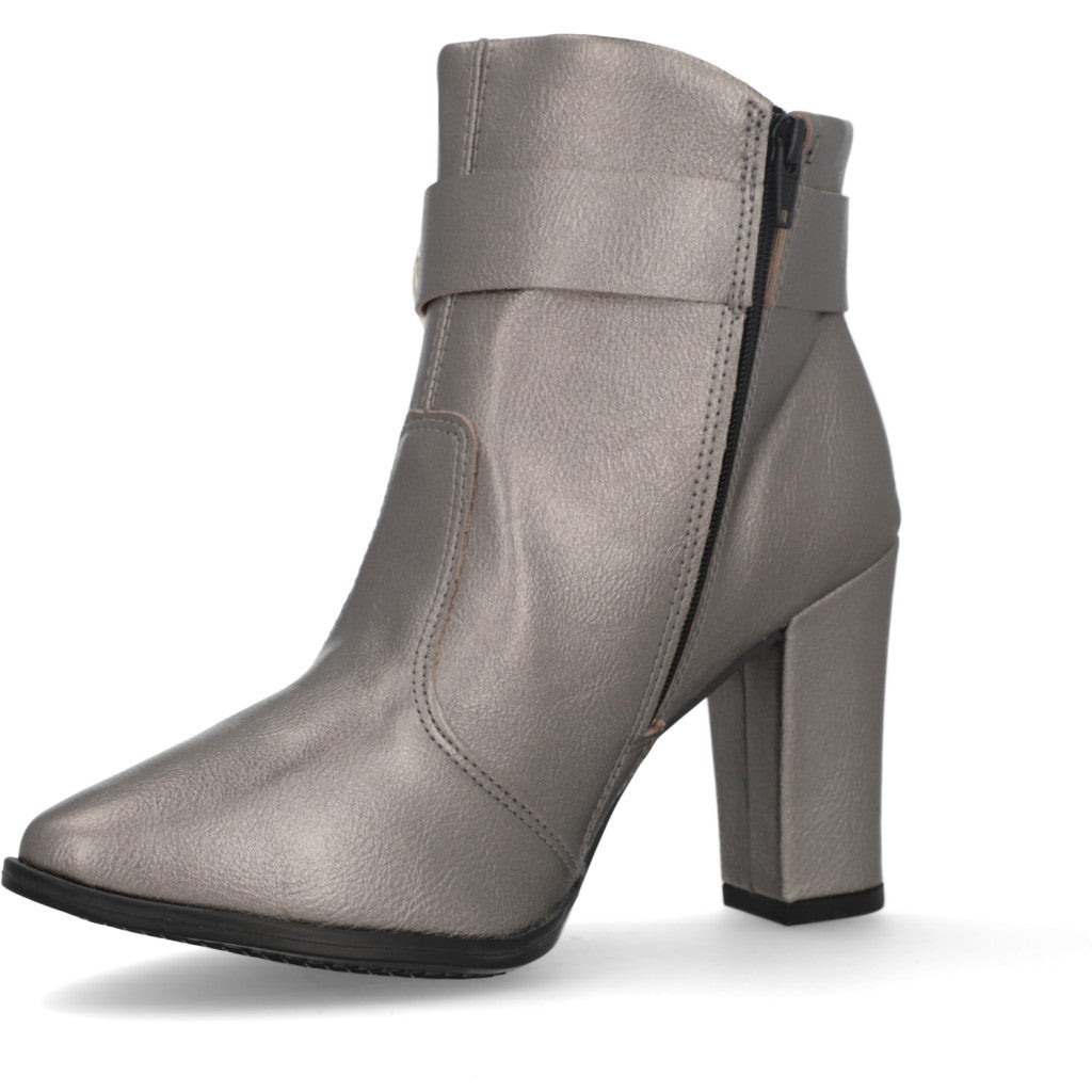 Botin Beira Rio Metalizado Plateado 9043-140-27263-95676