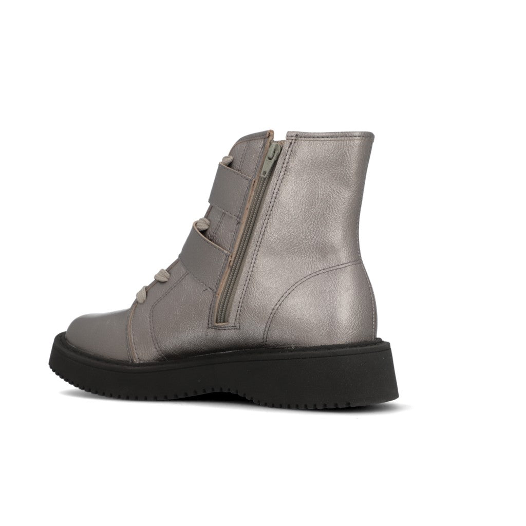 Botin Moleca Metalizado Plata Vieja 5339-109-27263-95676
