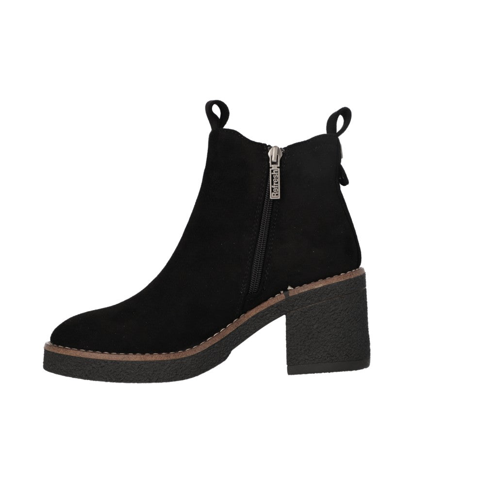 Botin Refresh Efecto Gamuza Negro 170990-NEGRO