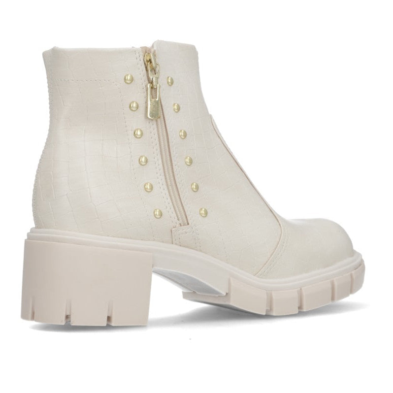 Botin Moleca EcoCuero Croco Blanco 5338-109-27310-35312