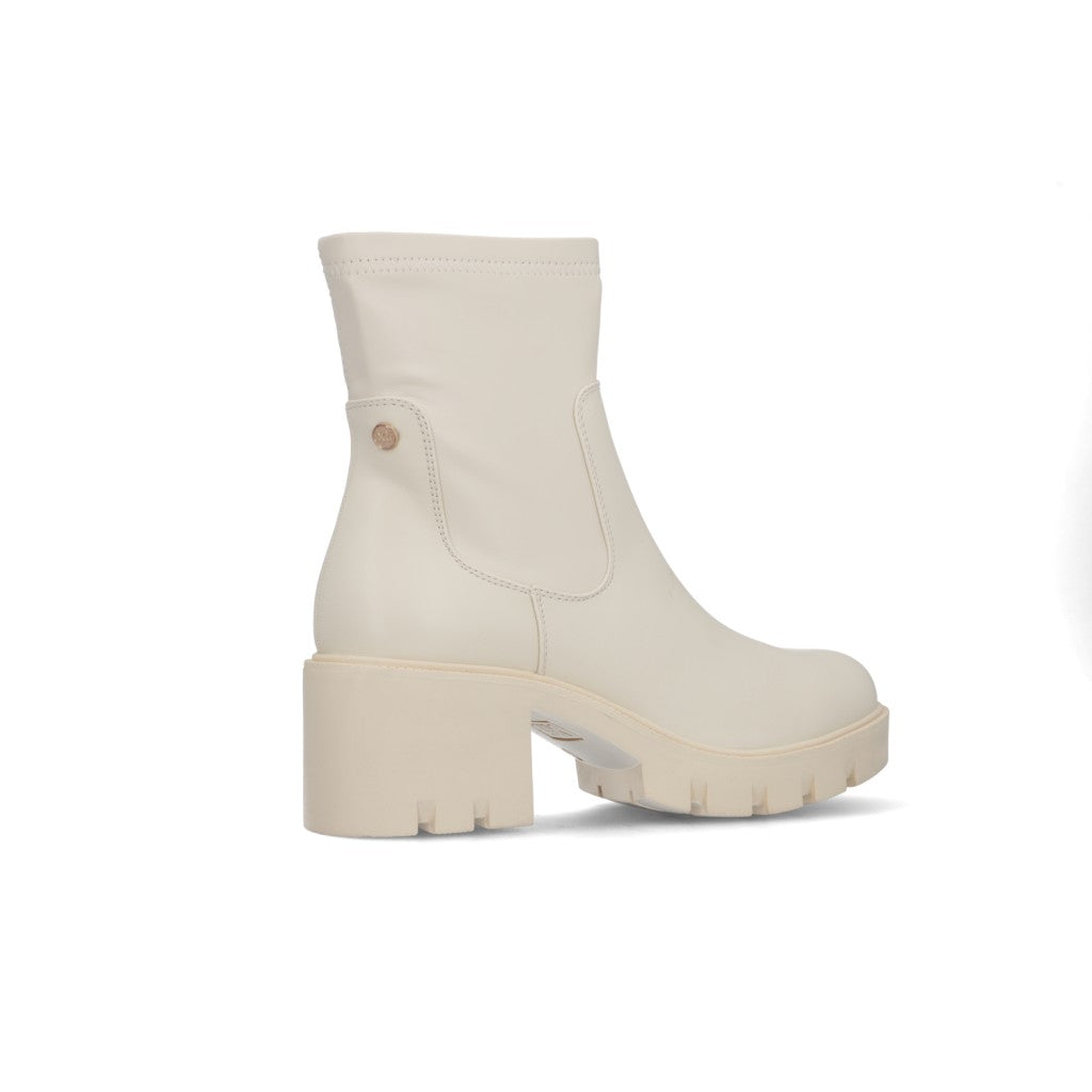 Botin Xti EcoCuero Crema 141839-BEIGE