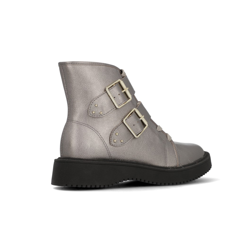 Botin Moleca Metalizado Plata Vieja 5339-109-27263-95676