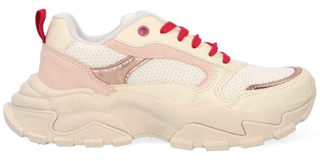 Zapatilla BKR Blanco Off Rose A6070B-OFFWHITE_ROSE