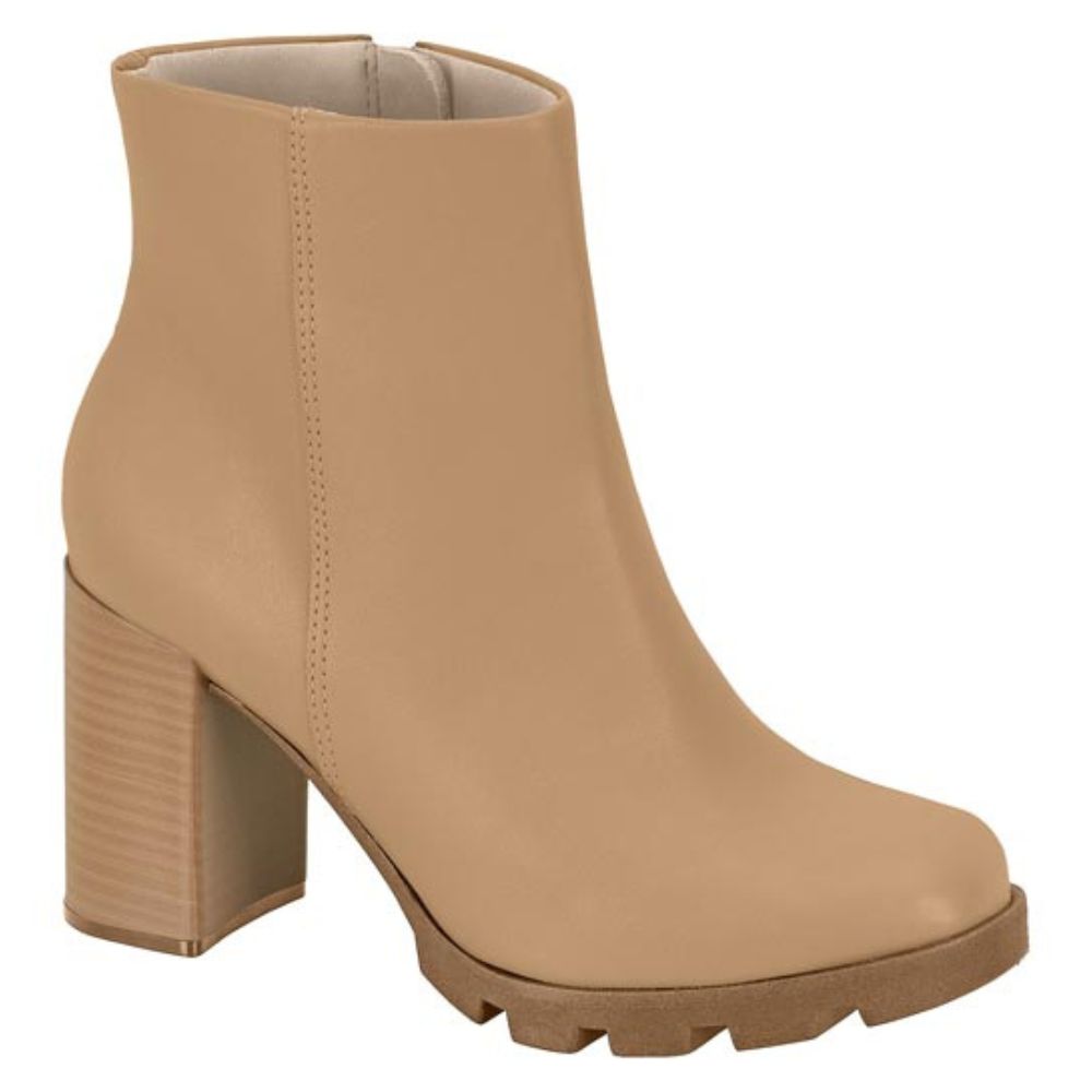 Botín Beira Rio EcoCuero Beige 35 / Beige