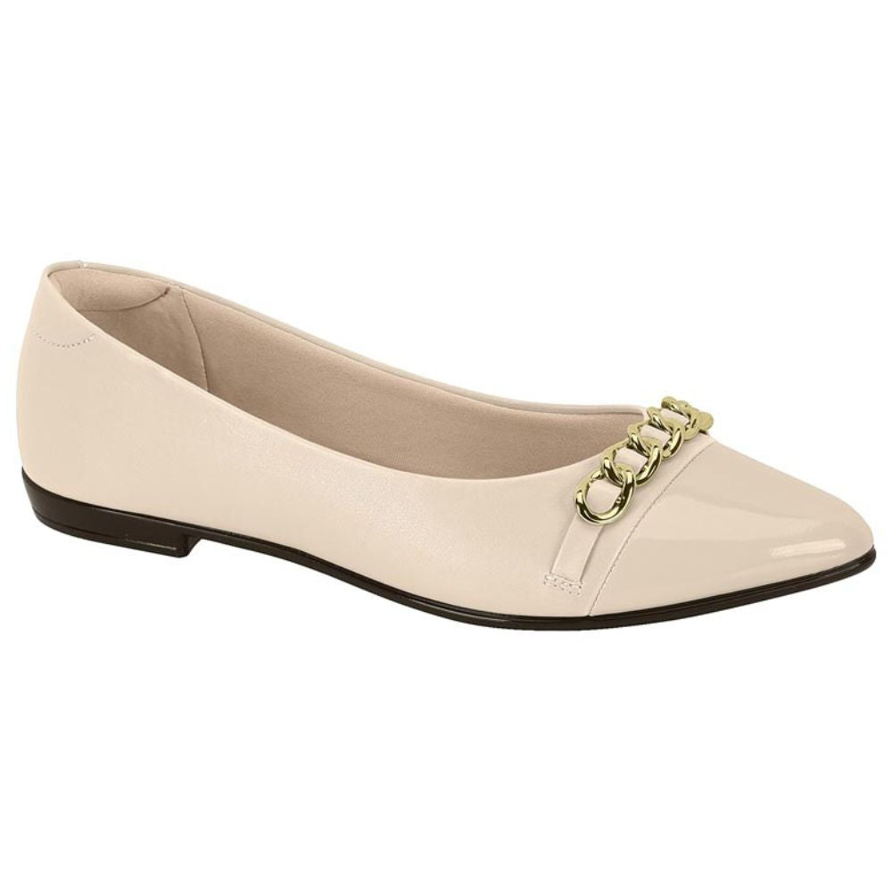 Ballerina Mujer Beira Rio EcoCuero Crema 4136-1106-7815-83517