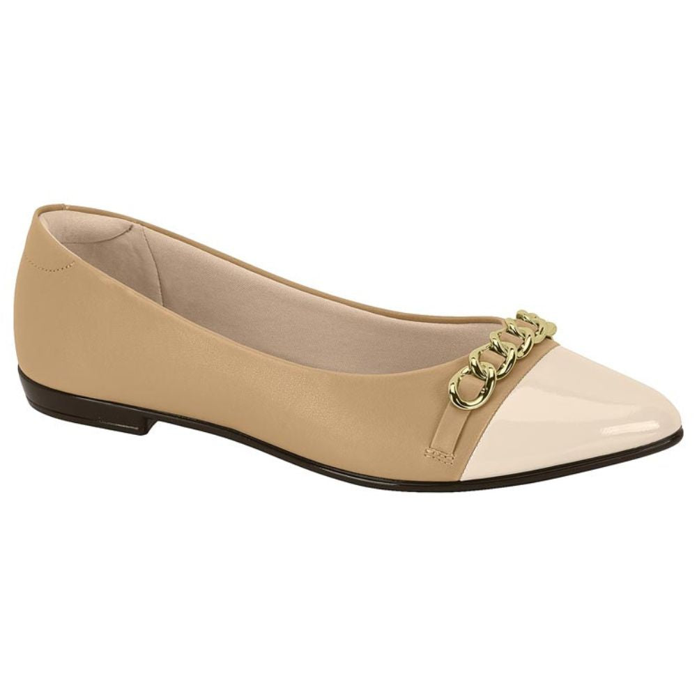 Ballerina Mujer Beira Rio Ecocuero MultiColor Camel 4136-1106-7815-90668