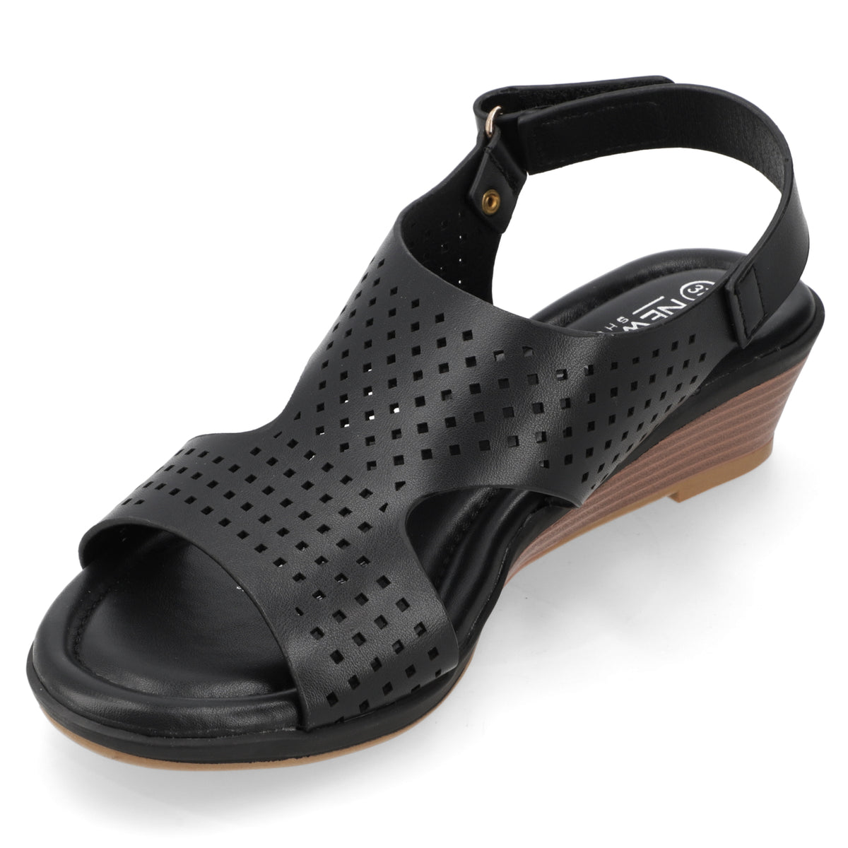 Sandalia Sandalia Negro New Walk Ecocuero 35 / Negro