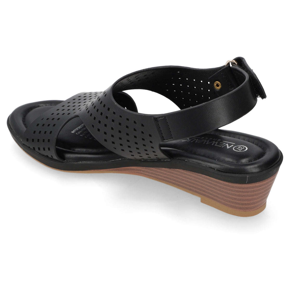 Sandalia Sandalia Negro New Walk Ecocuero 35 / Negro