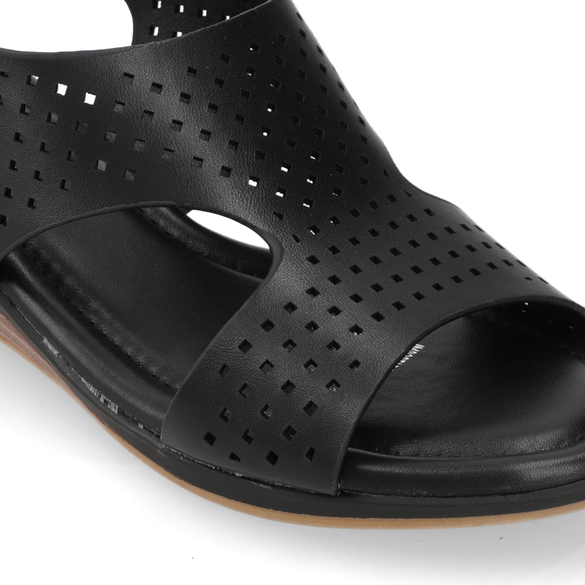Sandalia Sandalia Negro New Walk Ecocuero 35 / Negro